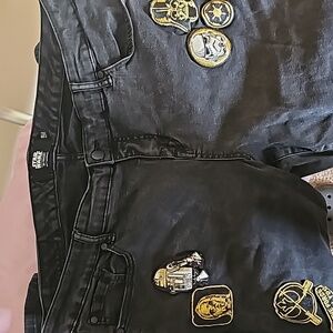 Torrid. Her Universe Star Wars Premium Skinny Jeans Black Wash Sz 22R